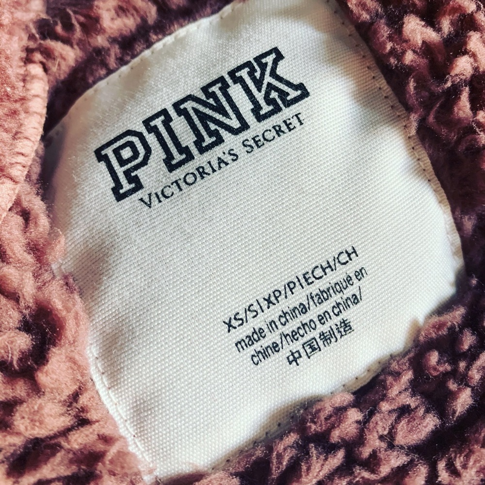 Rose fleece coverup - Pink by Victoria’s Secret